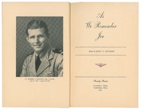 Lot #41 John F. Kennedy: As We Remember Joe with virtually unheard of mylar jacket - Image 2