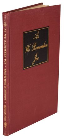 Lot #41 John F. Kennedy: As We Remember Joe with virtually unheard of mylar jacket - Image 3