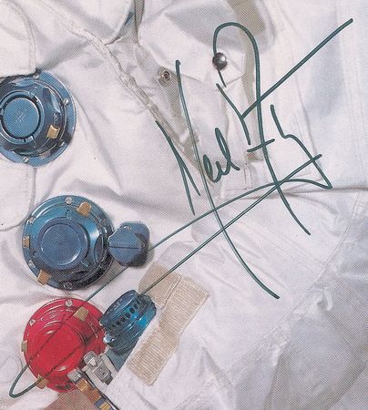 Lot #321 Neil Armstrong Signed Photograph - Image 2