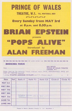 Lot #549 Beatles Handbill - Image 2