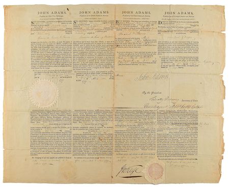 Lot #4 John Adams: Tremendous four-language ship’s