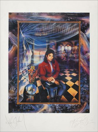 Lot #516 Michael Jackson Lithograph - Image 1