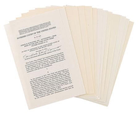 Lot #263 Supreme Court Opinions - Image 1
