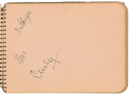 Lot #620 Three Stooges Autograph Album - Image 1