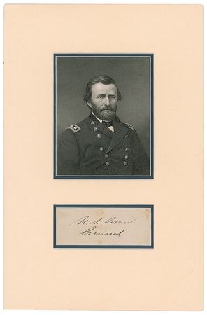 Lot #15 U. S. Grant Signature