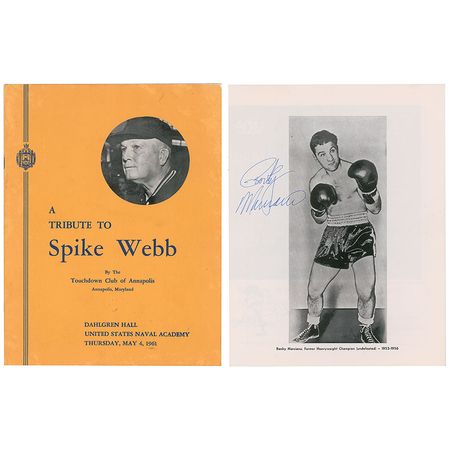 Lot #678 Rocky Marciano Program - Image 1