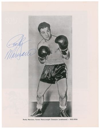 Lot #678 Rocky Marciano Program - Image 2