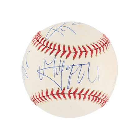 Lot #512 Rolling Stones: Sought-after baseball fully signed by the modern Stones lineup - Image 1