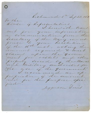 Lot #284 Jefferson Davis: 
