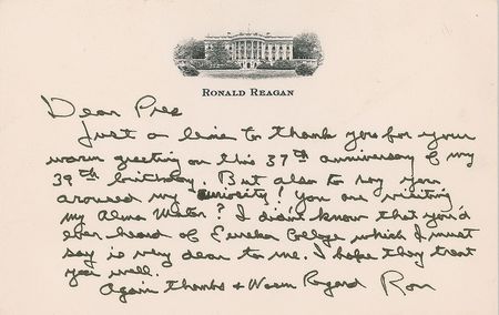 Lot #50 Ronald Reagan: 