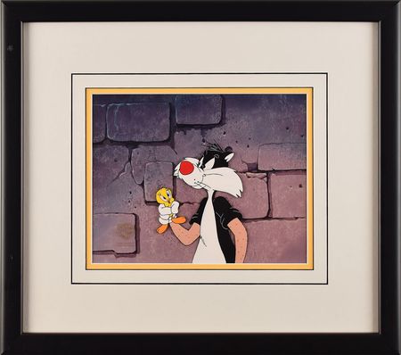 Lot #483 Sylvester and Tweety production cel from The Sylvester and Tweety Mysteries - Image 2