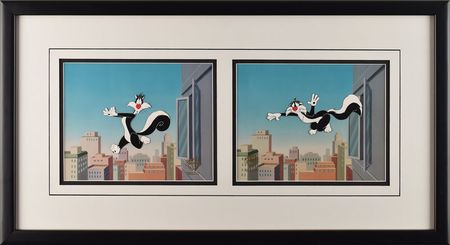 Lot #967 Sylvester production cels from The Sylvester and Tweety Mysteries Production Cels - Image 1