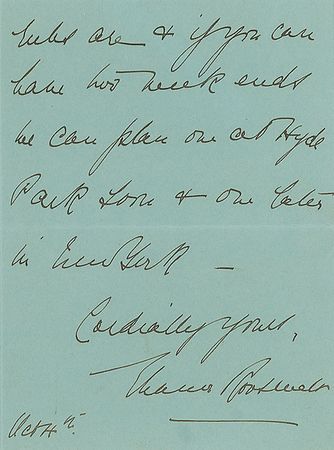 Lot #116 Eleanor Roosevelt Handwritten Letter Signed - Image 2