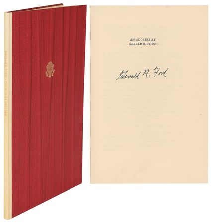 Lot #86 Gerald Ford: 