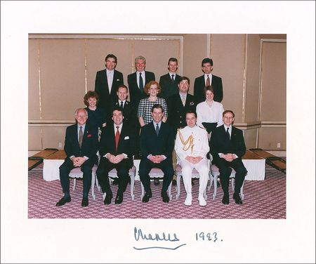 Lot #241 Prince Charles, Prince Philip, and Prince Rainier Group Lot - Image 1
