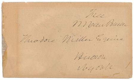 Lot #9 Martin Van Buren Free Frank