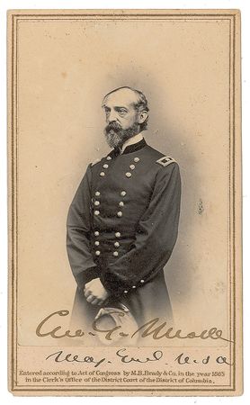 Lot #287 George G. Meade Signed Photograph - Image 1
