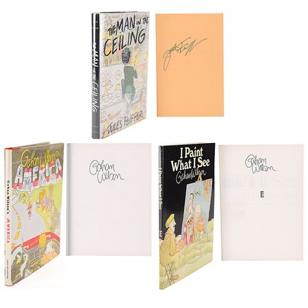Lot #449 Gahan Wilson and Jules Feiffer - Image 1