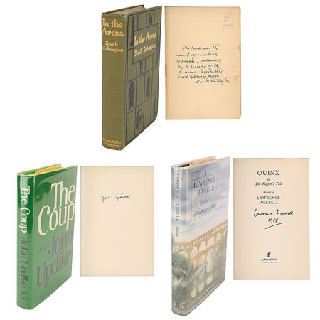 Lot #447 John Updike, Lawrence Durrell, and Booth Tarkington - Image 1