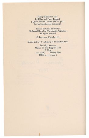 Lot #447 John Updike, Lawrence Durrell, and Booth Tarkington - Image 9