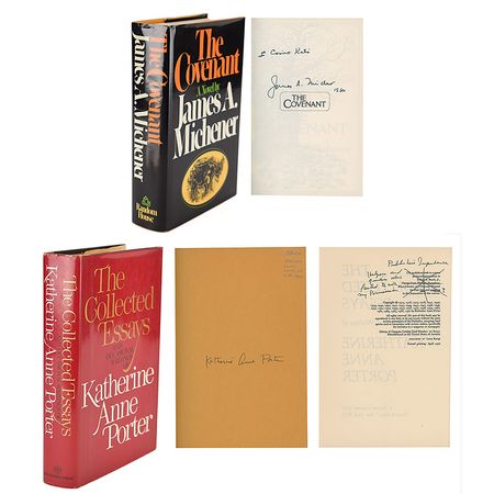 Lot #436 James Michener and Katherine Anne Porter - Image 1