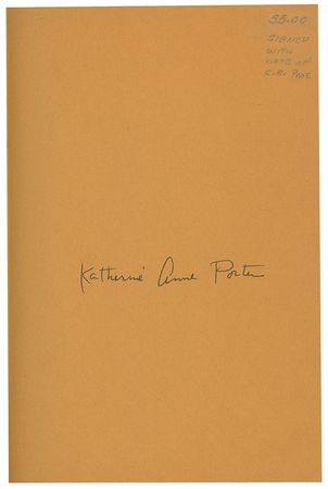 Lot #436 James Michener and Katherine Anne Porter - Image 6