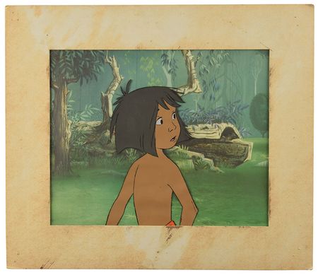 Lot #912 Mowgli production cel from The Jungle Book Production Cel - Image 2
