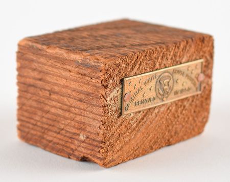 Lot #129 White House 1950 Wood Relic Wood - Image 3