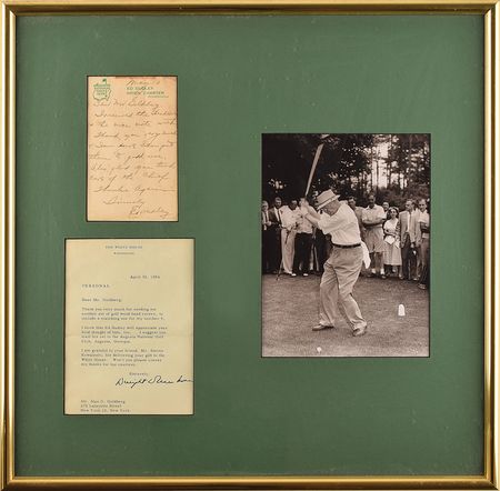 Lot #77 Dwight D. Eisenhower: Ike sends thanks for a 