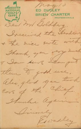 Lot #77 Dwight D. Eisenhower: Ike sends thanks for a 