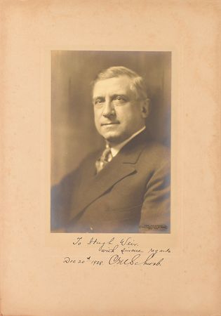 Lot #258 Charles Schwab Signed Photograph - Image 1