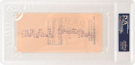 Lot #208 Roy DeMeo Check - Image 2