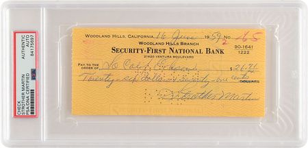 Lot #655 Strother Martin - Image 1