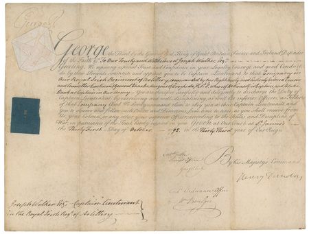 Lot #227 King George III Signed Document - Image 1