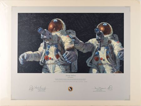 Lot #345 Alan Bean and Charles Conrad Print - Image 1