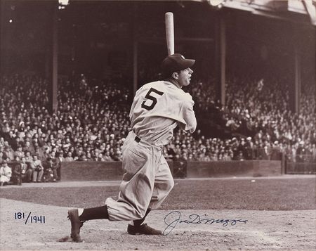 Lot #696 Joe DiMaggio Signed Photograph - Image 1