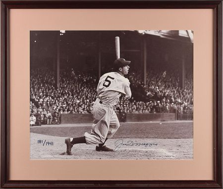 Lot #696 Joe DiMaggio Signed Photograph - Image 2