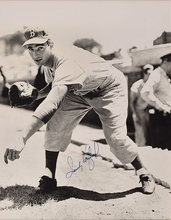 Lot #707 Sandy Koufax Signed Photograph - Image 1