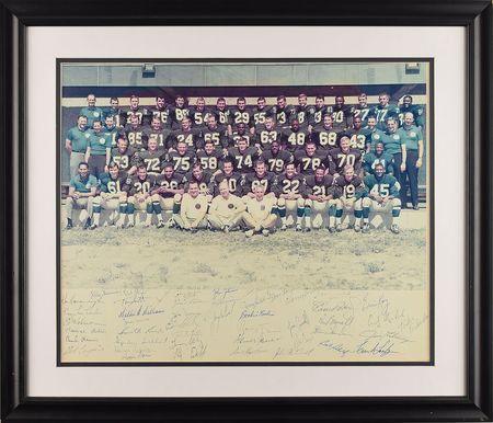 Lot #717 NY Giants Signed Photograph - Image 2