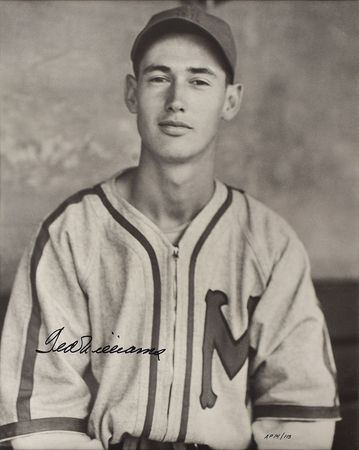 Lot #727 Ted Williams Signed Photograph - Image 1