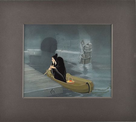 Lot #804 Wicked Witch production cel from Snow White and the Seven Dwarfs: The Wicked Witch and her poison apples - Image 2