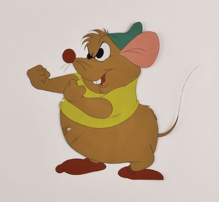 Lot #873 Gus production cel from Cinderella Production Cel - Image 1