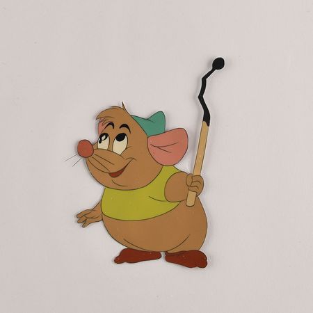 Lot #874 Gus production cel from Cinderella Production Cel - Image 1