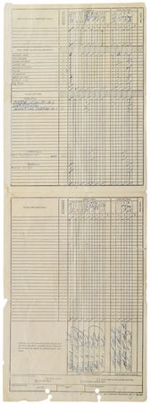 Lot #499 Elvis Presley: Army training equipment list for 