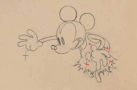 Lot #787 Mickey Mouse production drawings from Mickey's Mellerdrammer Production Drawings - Image 2