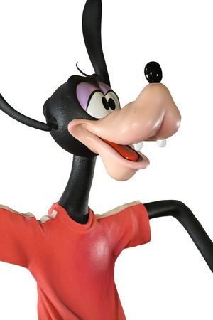 Lot #781 Epcot Wonders of Life Goofy Statue (Jump Rope) and Concept Drawing Statue - Image 2