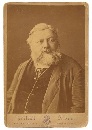 Lot #373 Gustave Courbet Signed Photograph - Image 1