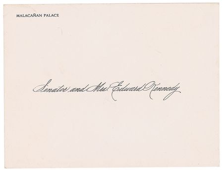Lot #232 Ferdinand and Imelda Marcos - Image 2