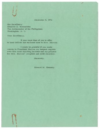 Lot #232 Ferdinand and Imelda Marcos - Image 3