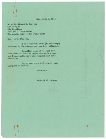 Lot #232 Ferdinand and Imelda Marcos - Image 4